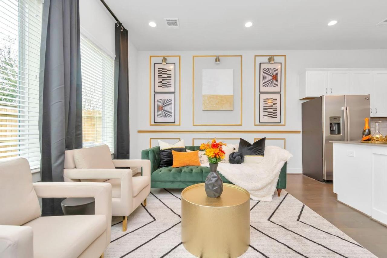 Emerald Palace - New, Modern 3Br Townhome Close To Downtown, Nrg, Med Ctr 휴스턴 외부 사진
